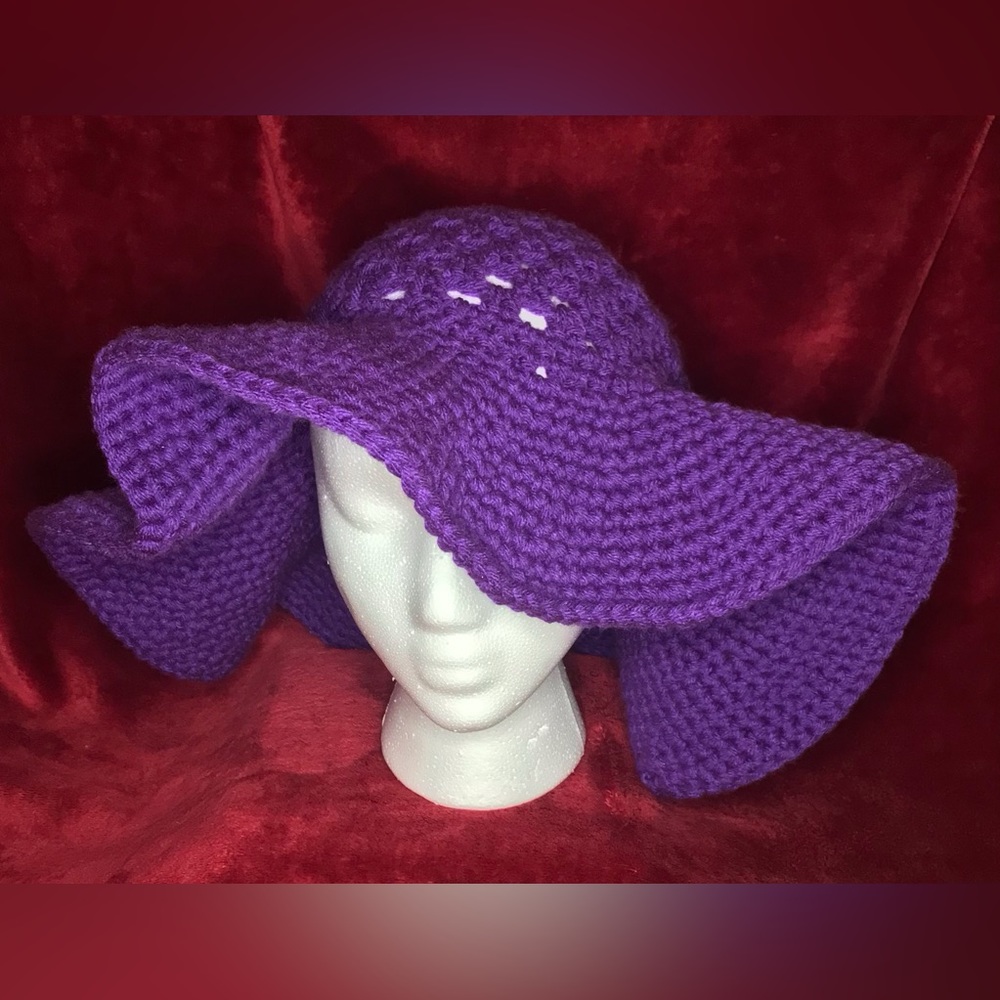 OS Crochet Handmade Floppy Sunhat